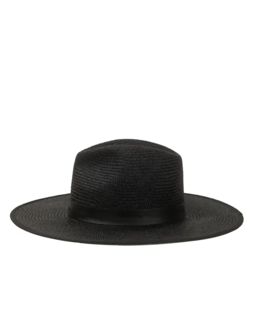 Czarny kapelusz Panama Fedora
