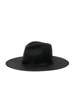 Czarny kapelusz Panama Fedora