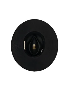 Czarny kapelusz Panama Fedora