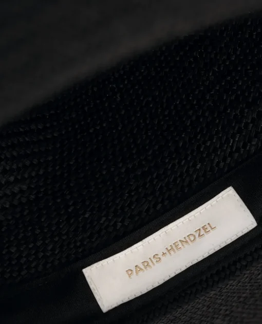 Czarny kapelusz Panama Fedora
