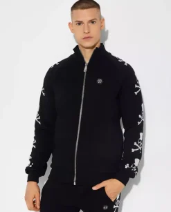 Czarny komplet dresowy Skull & Bones