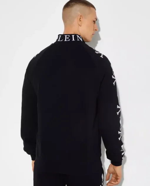 Czarny komplet dresowy Skull & Bones