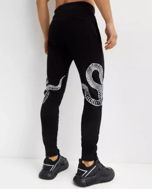 Czarny komplet dresowy Snake