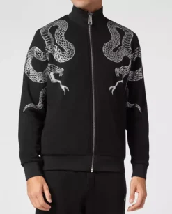 Czarny komplet dresowy Snake