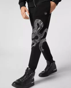 Czarny komplet dresowy Snake