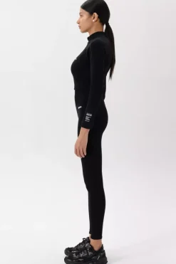 Czarny longsleeve seamless