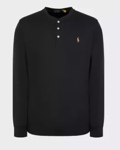 Czarny longsleeve z logo