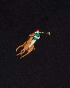 Czarny longsleeve z logo