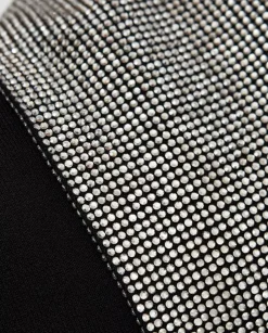 Czarny longsleeve z marszczeniem