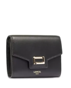 Czarny portfel mini Angele
