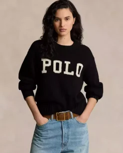 Czarny sweter Relaxed Fit