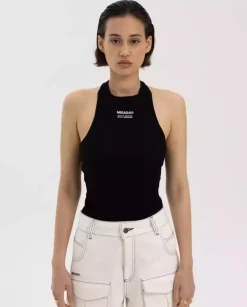 Czarny tank top