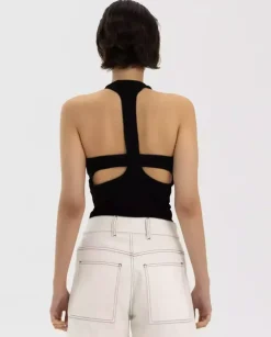 Czarny tank top