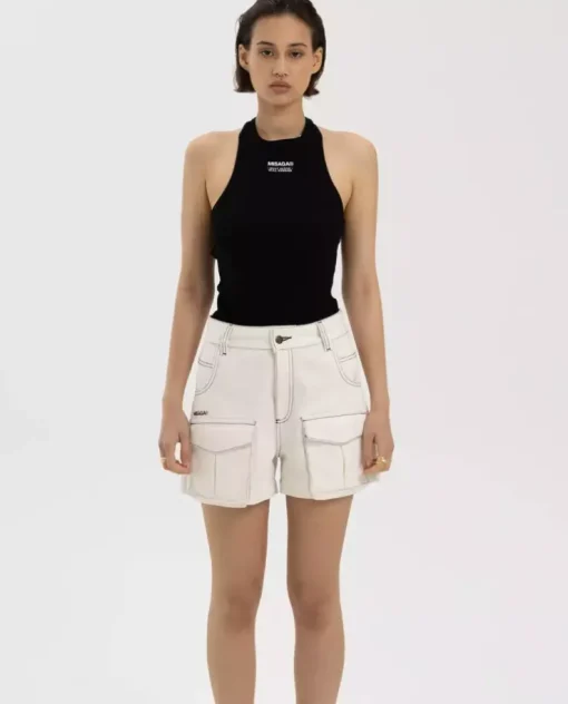 Czarny tank top