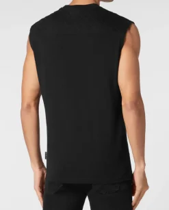 Czarny tank top