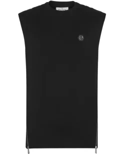 Czarny tank top