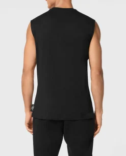Czarny tank top
