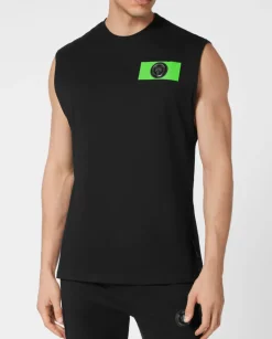 Czarny tank top