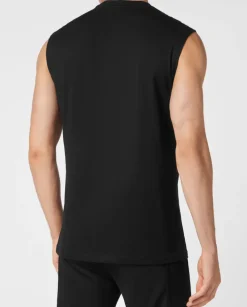 Czarny tank top