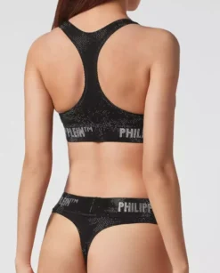 Czarny top Bra Stones