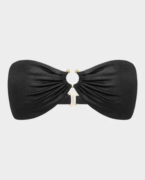 Czarny top od bikini Iris