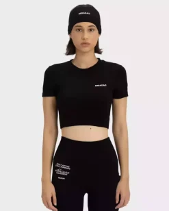 Czarny top seamless