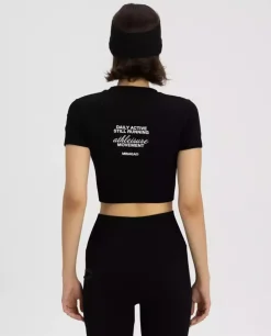 Czarny top seamless