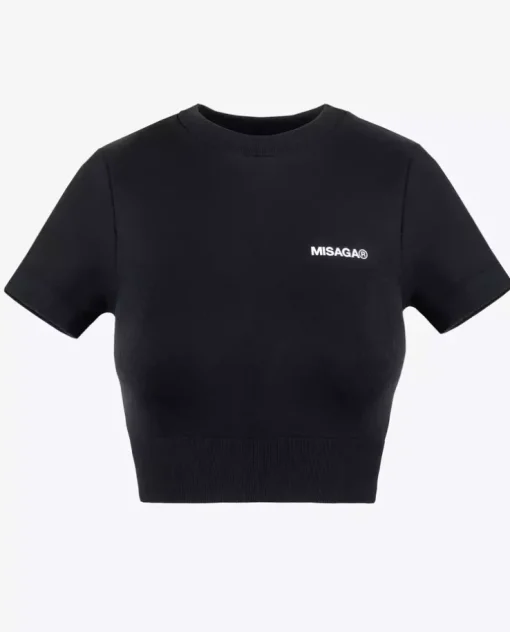 Czarny top seamless