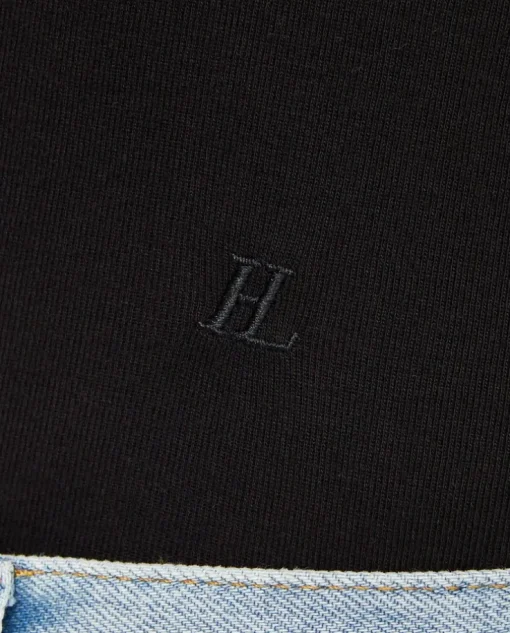 Czarny top z logo