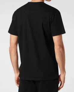 Czarny t-shirt bez rękawów Carbon Tiger
