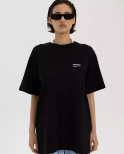 Czarny t-shirt Daily Relaxed