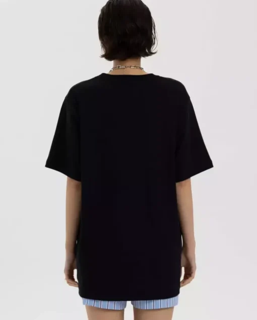 Czarny t-shirt Daily Relaxed