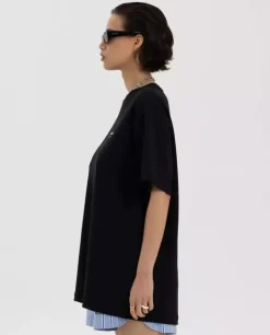 Czarny t-shirt Daily Relaxed