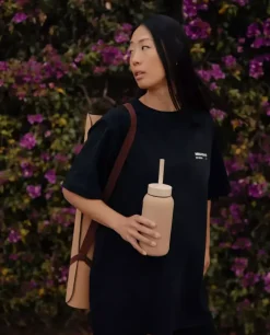 Czarny t-shirt Daily Relaxed