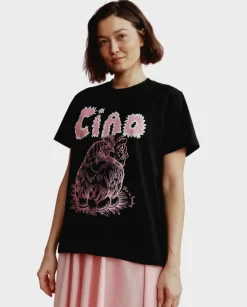 Czarny t-shirt Pollo