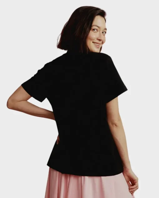 Czarny t-shirt Pollo