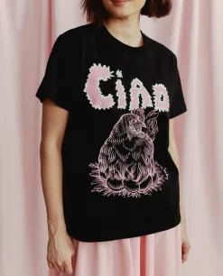 Czarny t-shirt Pollo