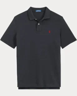 Czarny t-shirt polo Classic Fit