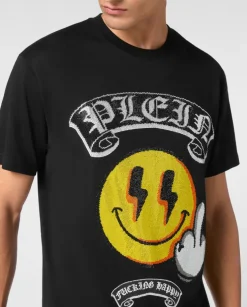 Czarny t-shirt Smile