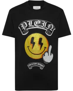 Czarny t-shirt Smile