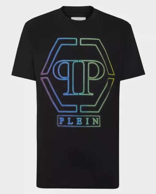 Czarny t-shirt SS Hexagon