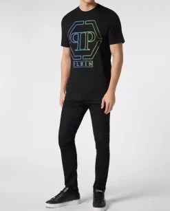 Czarny t-shirt SS Hexagon