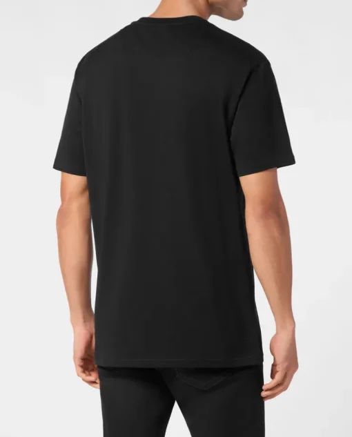 Czarny t-shirt z bawełny