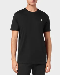 Czarny t-shirt z bawełny