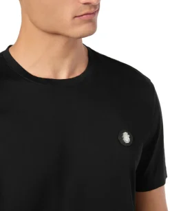 Czarny t-shirt z bawełny