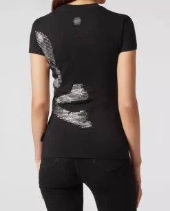 Czarny t-shirt z czaszką Skull & Bones