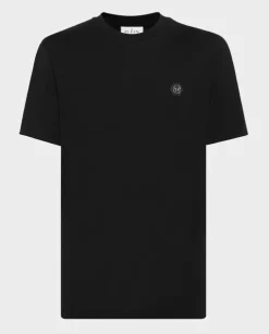 Czarny t-shirt z kryształami