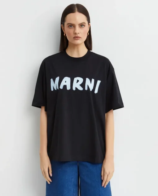 Czarny t-shirt z logo