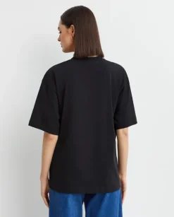 Czarny t-shirt z logo