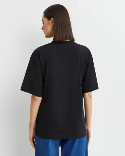 Czarny t-shirt z logo